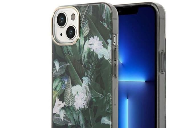 Guess Jungle Collection deksel til iPhone 14 - grønn