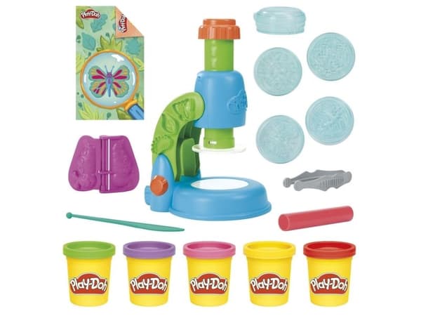 Play-Doh Light & Look mikroskopset