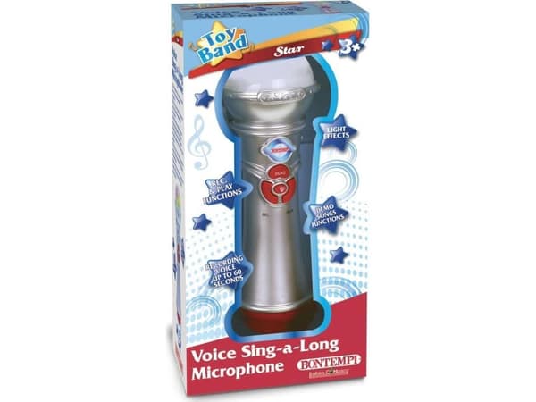 Bontempi Bontempi Leksaksmikrofon, silver