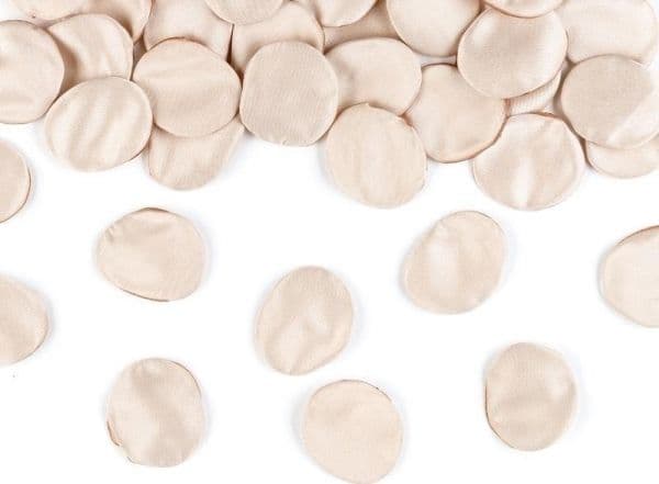 Rosenblad i beige påse 100st