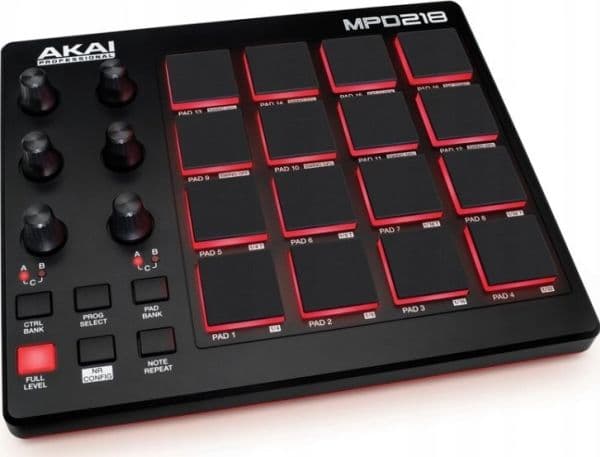 Akai MPD218, Sort