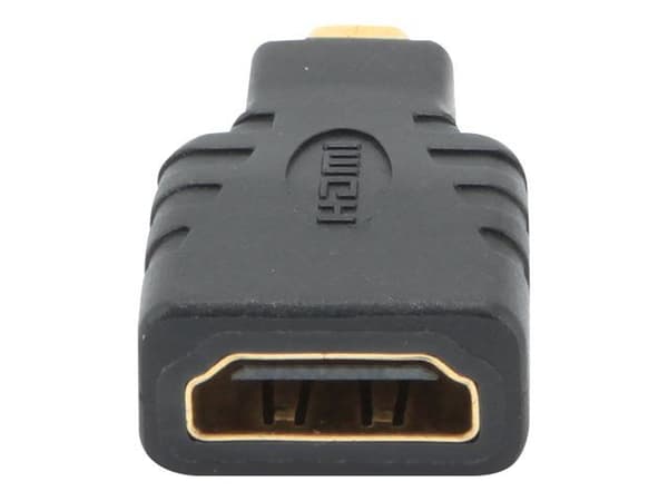 Gembird - HDMI-sovitin - mikro HDMI han til HDMI hun