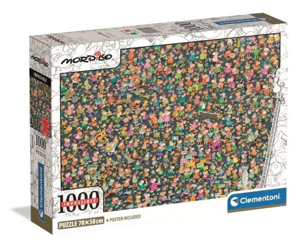 Puslespil HQC Impossible Mordillo, 1000 brikker