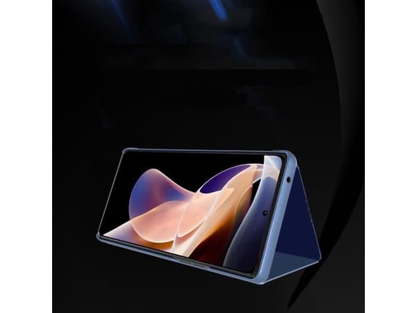 Hurtel Clear View flip-etui til Xiaomi Redmi Note 11S / Note 11 sort