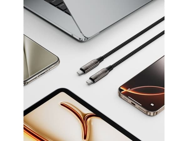 Tech-Protect USB-C til USB-C kabel 1 m - svart (5906302370603)