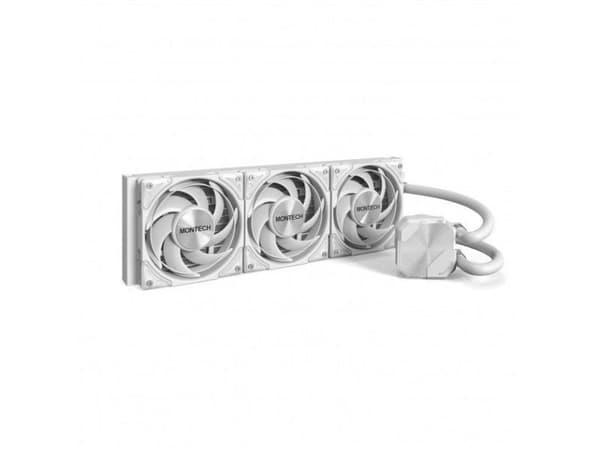 Montech HyperFlow Silent AiO vattenkylning - 360 mm, vit