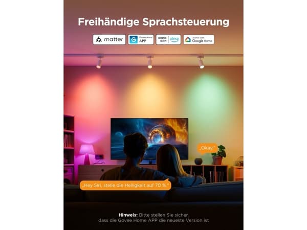 Govee RGBWW Smart LED-pære E14 (2-pack)