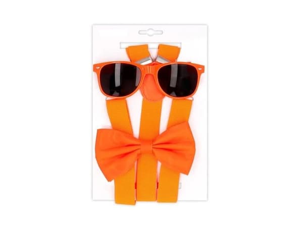 Neonorange utklädningsset