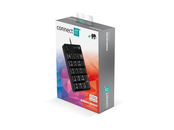 Connect IT CKB-0060-BK, Mini, Kabel, USB, Svart