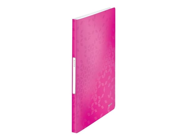 Displaybok Leitz WOW PP 40 fickor rosa - (10 st.)