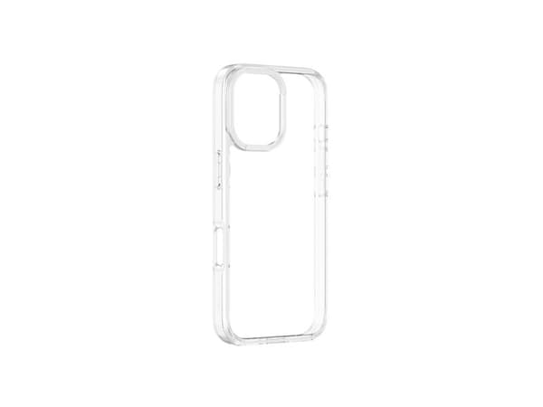 AmazingThing Minimal-deksel til iPhone 16 Plus - silikondeksel transparent