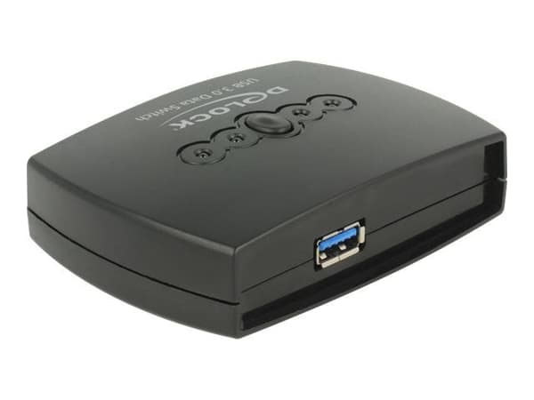 Delock USB 3.0 Sharing Switch 4 - 1 - USB-periferdelesvitsj - 4 x SuperSpeed USB 3.0 - stasjonær