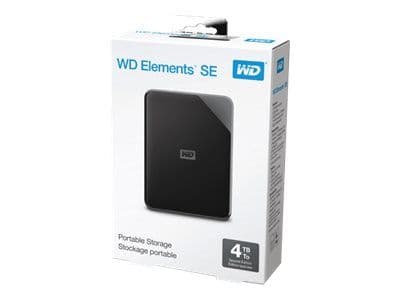 WD Elements SE WDBJRT0040BBK - Hårddisk - 4 TB - extern (portabel) - USB 3.0
