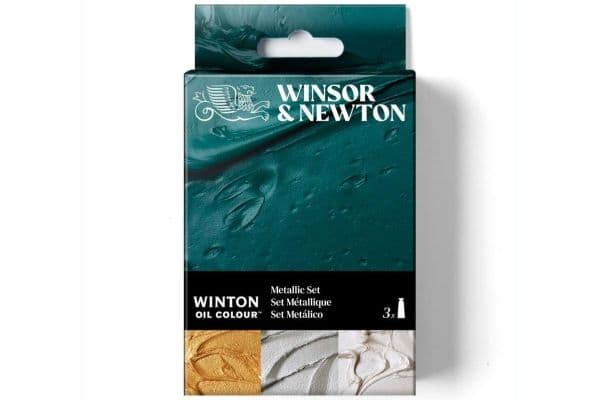 Winton oljefargesett 3x37 ml, metallic