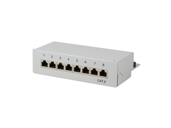 LogiLink NP0016A, RJ-45, Cat6, Grå, ISO/IEC 11801 E