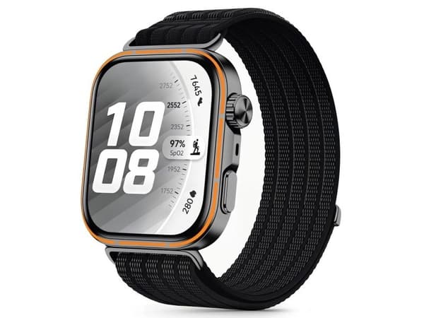 4kom.pl TECH-PROTECT NYLON HUAWEI WATCH FIT 3 / 4 / 4 PRO / 5 / 5 PRO BLACK