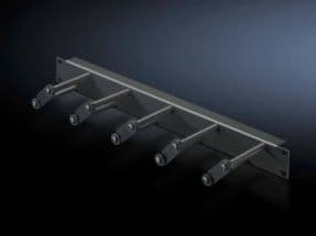 Rittal DK - Rackpanel för kabelhantering - RAL 9005 - 1U - 19" - för TS IT