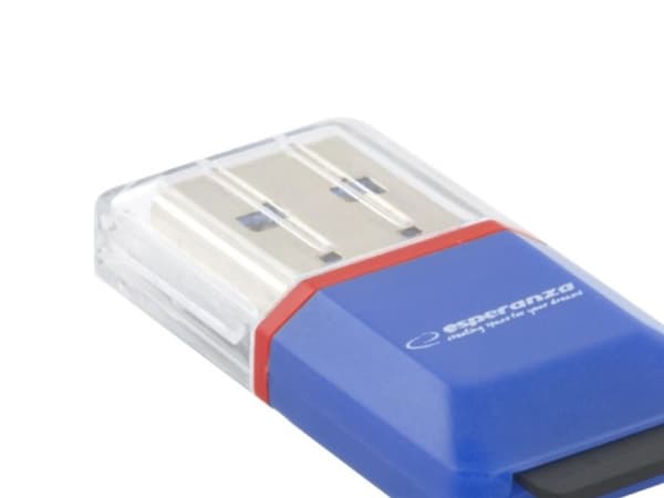 Esperanza EA134B - Kortläsare (TransFlash, microSD, microSDHC) - USB 2.0