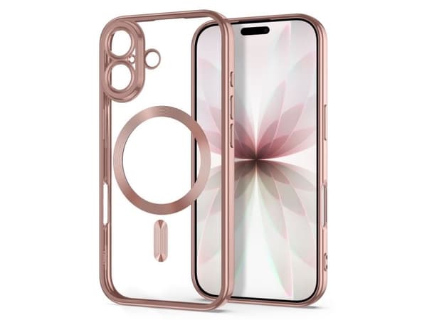 Tech-Protect MagFlex Case for iPhone 17 - Transparent Pink