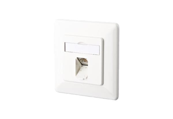E-DAT C6A 1-port AP RAL 9010