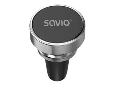 SAVIO CH-03 - Magnetbilholder for mobiltelefon - sølv