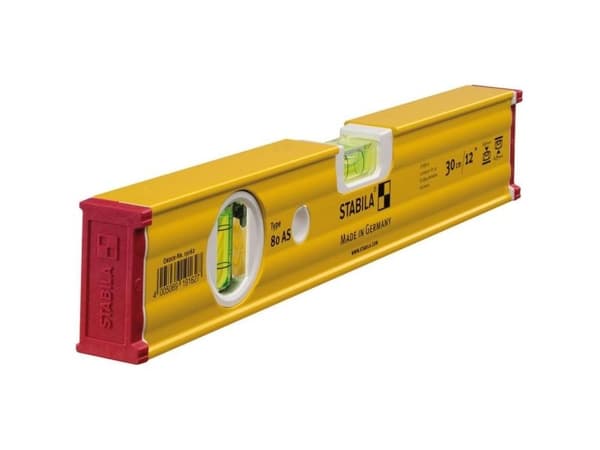 Stabila vattenpass i lättmetall 30 cm