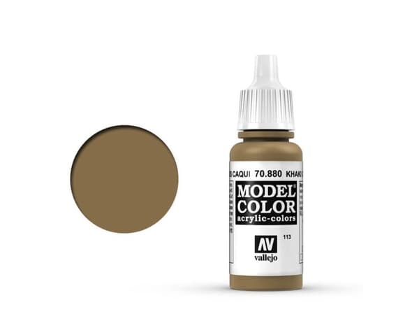 Vallejo 70.880, Grå, Khaki, Acryl maling, Væske, 17 ml, 1 stykker |