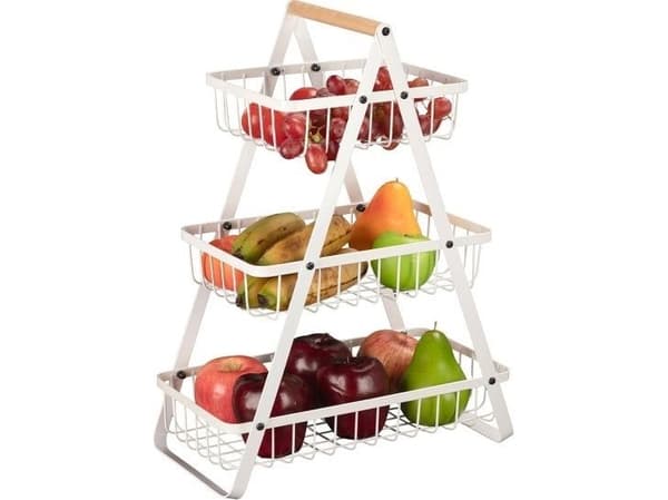 Elitehoff frukt- og bakekurv i 2 plan LOFT E-8178