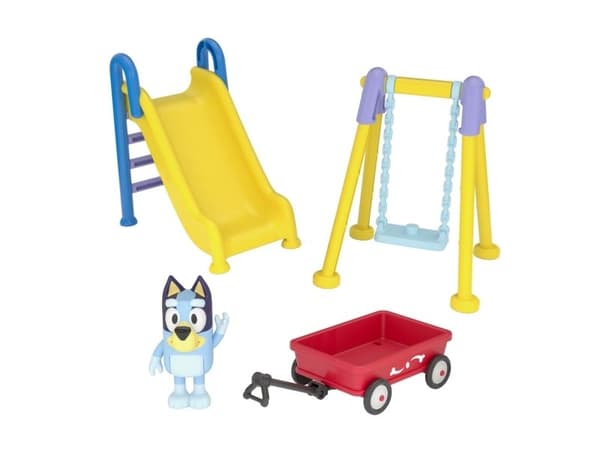 Bluey minilekset, lekplats med figur