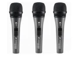 Sennheiser Evolution E 835-S - Mikrofon - metallgrå (pakke med 3)
