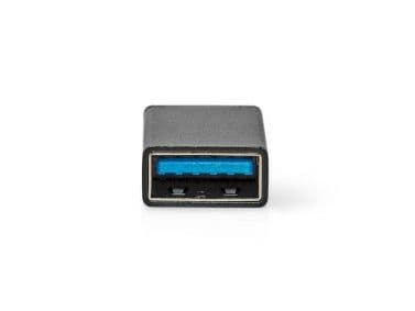 Nedis CCGB64915BK, USB-A, USB-C, Sort