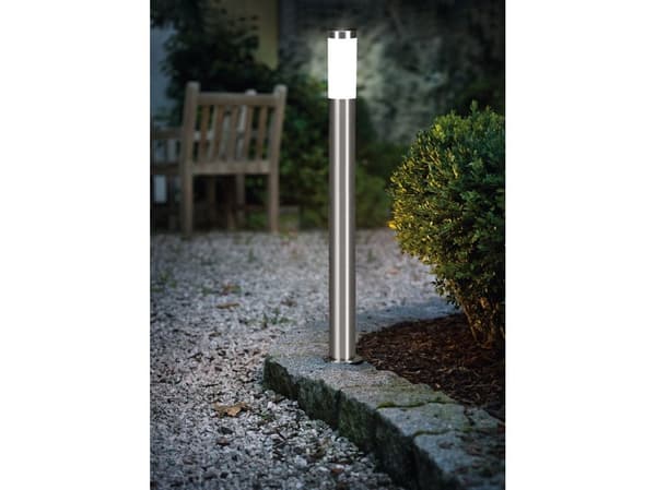 EGLO HELSINKI standerlampe utendørs i rustfritt stål
