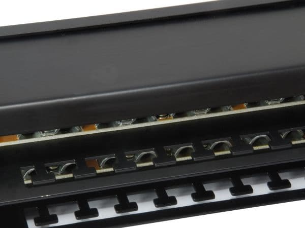 Equip 326449, RJ-45, Cat6, Sort, Rackmontering, 1U, RoHS