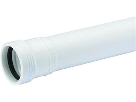 Wavin PP-rör med muff Ø 50-1000 mm vit