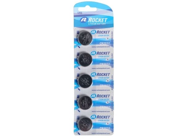 Batteri, Rocket, Litium, CR2032 - 5 stk./pakning