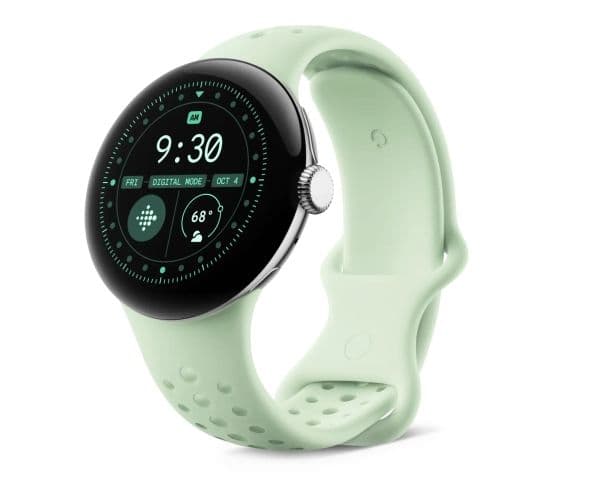 Google - Band för smart klocka - Stor storlek - vintergröna - för Pixel Watch 3