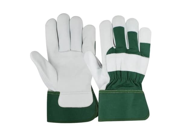 LEATHER GLOVES WITH COTTON BAC. AB-2401