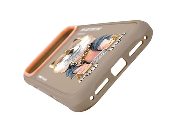 Nimmy Glasses Cool nag-deksel til iPhone 17 Pro - beige