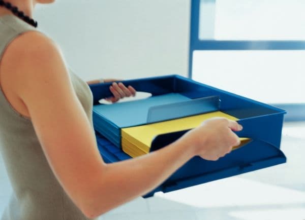 Brevbakke Leitz Sorty Jumbo sort 47x11x35.5 cm - (karton á 6 stk.)