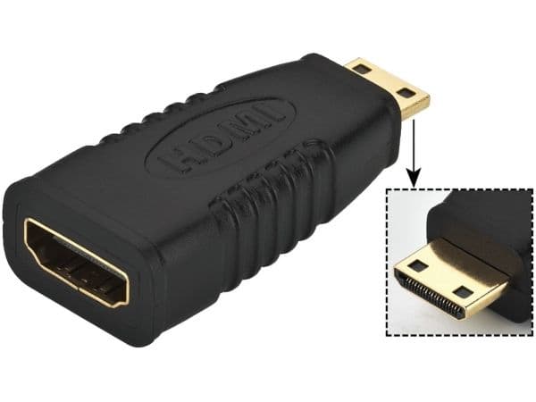 Goobay 68841, HDMI Typ-A, HDMI Typ-C, Sortera
