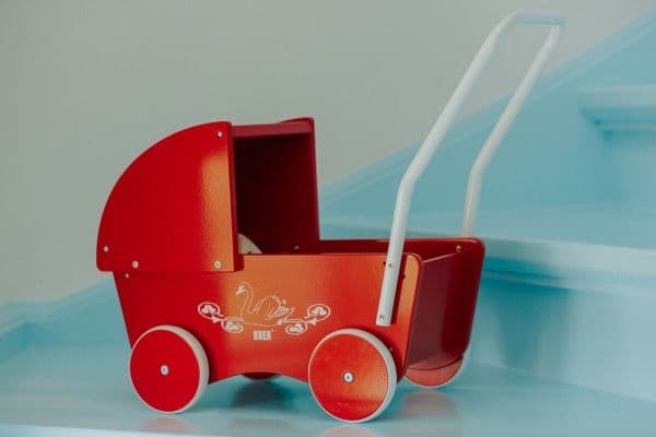 KREA dockvagn röd
