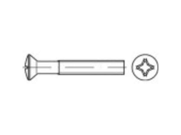 TOOLCRAFT TO-5431950 countersunk linseskruer M3 8 mm Philips (200 stk.)