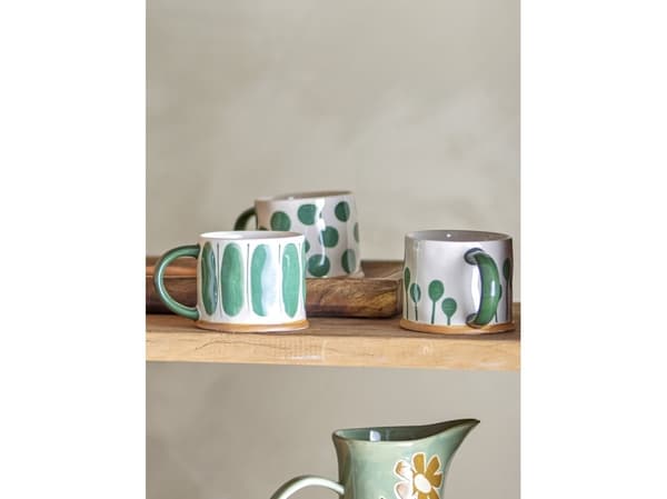 Usortert CREATIVE COLLECTION Linora kopp grønn kamionka