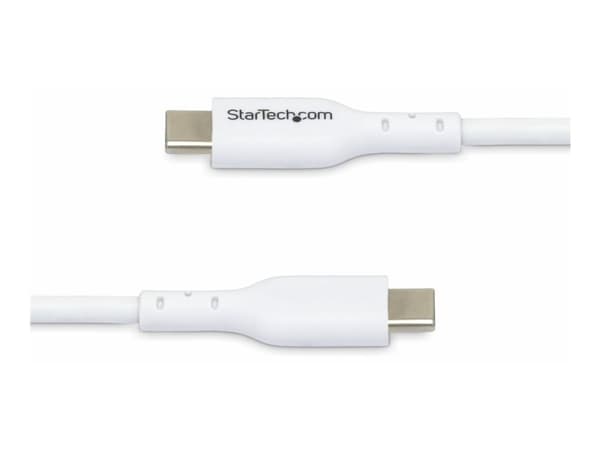 StarTech.com USB2CC2MNCWHE2PK, 2 m, USB C, USB C, USB 2.0, 0,48 Gbit/s, valkoinen