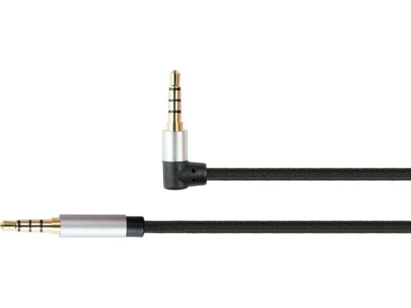 Python GC-M0231, 3.5mm, Hankjønn, 3.5mm, Hankjønn, 0,5 m, Sort