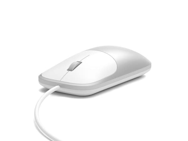 Satechi Slim LX kabelmus optisk USB-A/USB-C (silver)
