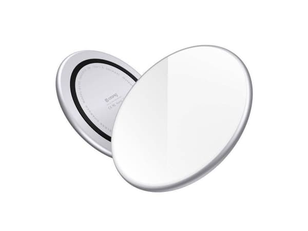 Crong PowerSpot, Innendørs, USB, Trådløs lading, Hvit