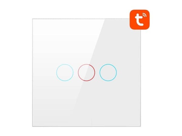 Avatto TS02-EU-W3 TUYA WiFi Touch Light Switch (hvit)