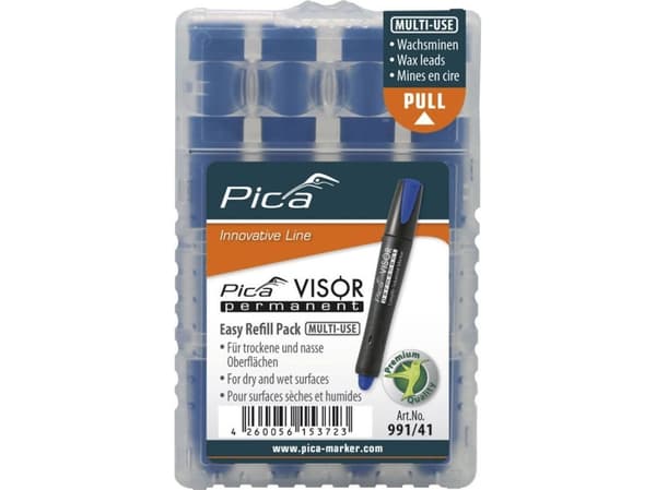 Pica VISOR permanenta refill-bläck blå / SB