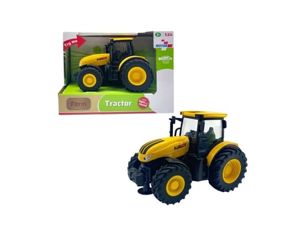 Traktor med lys og lyd (friksjon) 1:20